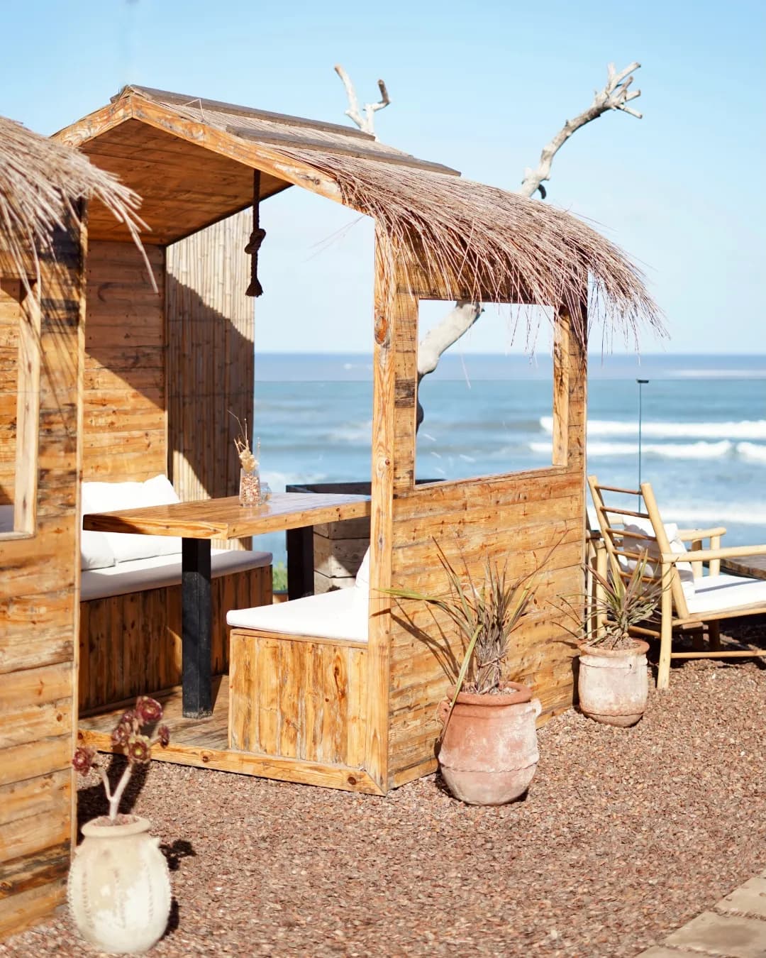 Beach cabanas